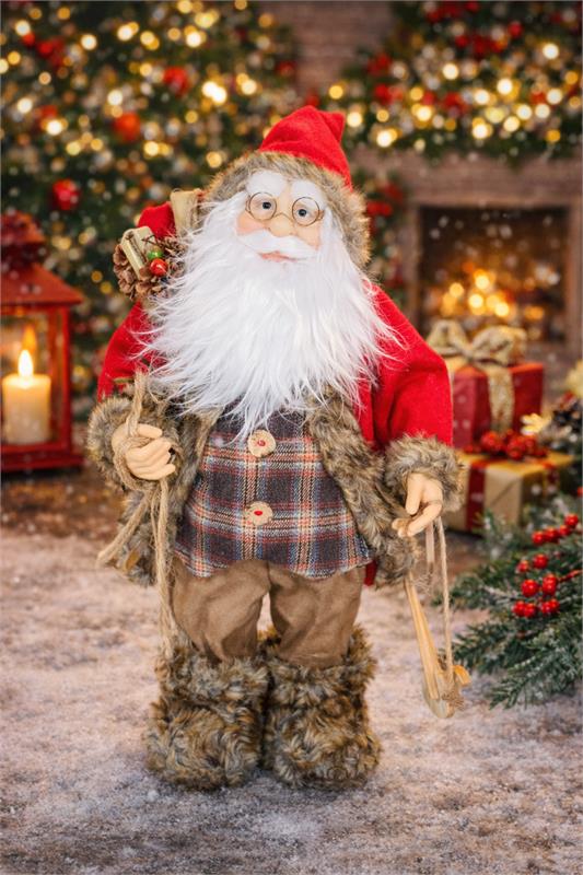 Kış Masalı | Yılbaşı Noel Baba Dekor Figürü 2