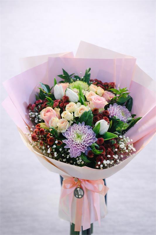 Romantik Pastel Dokunuş Buketi