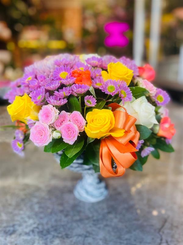 Renkli Aşk – Romantik Çiçek Aranjmanı