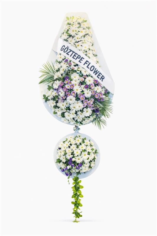 Beyaz Zarafet Açılış Çelengi